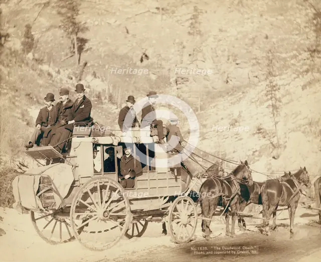The Deadwood Coach, 1889. Creator: John C. H. Grabill.