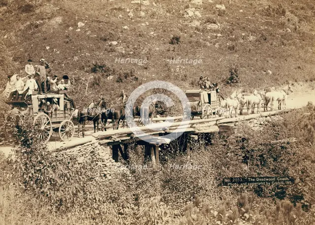 The Deadwood Coach, 1889. Creator: John C. H. Grabill.