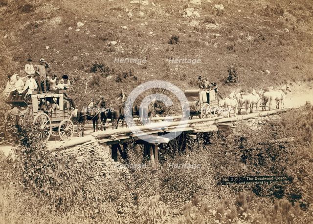 The Deadwood Coach, 1889. Creator: John C. H. Grabill.