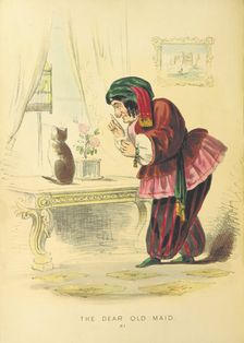 The Dear Old Maid, 1852. Creator: W. S. Reed