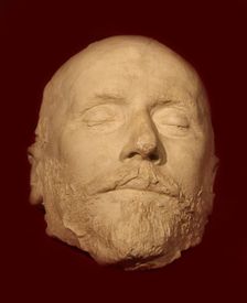 The death mask of Pyotr Ilyich Tchaikovsky, 1893