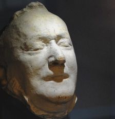 The death mask of Richard Wagner, 1883