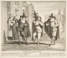 The Death of Maitre Andre.n.d. Creators: Claude Gillot, Jacques Gabriel Huquier