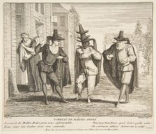 The Death of Maitre Andre.n.d. Creators: Claude Gillot, Jacques Gabriel Huquier