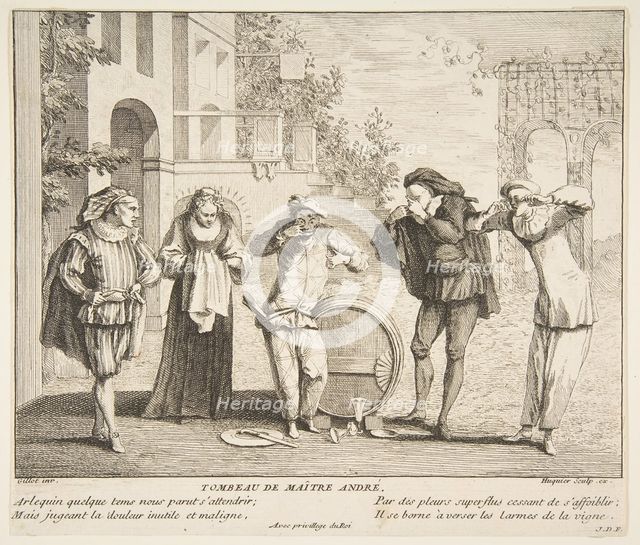 The Death of Maitre Andre.n.d. Creators: Claude Gillot, Jacques Gabriel Huquier.