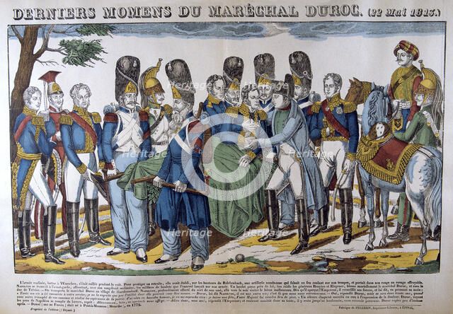 'The Death of Marshal Duroc, 22 May 1813', 19th century. Artist: Unknown