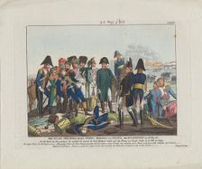 The Death of Marshal Duroc at Hochkirchen on 22 May 1813. Artist: Campe, August Friedrich Andreas (1777-1846)