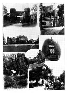 The Death of Mr. Gladstone: the Castle and village of Hawarden, 1898. Creator: Unknown