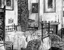 The Death of Mr. Gladstone: ...bed-room, in which Mr. Gladstone died..., 1898. Creator: Unknown