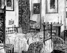 The Death of Mr. Gladstone: ...bed-room, in which Mr. Gladstone died..., 1898. Creator: Unknown