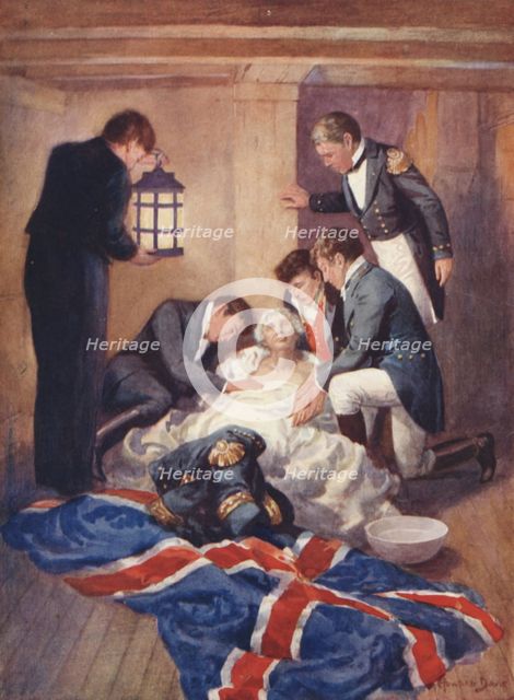 'The Death of Nelson', 1925. Creator: Howard Davie.