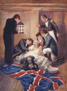 The Death of Nelson 1925. Creator: Howard Davie
