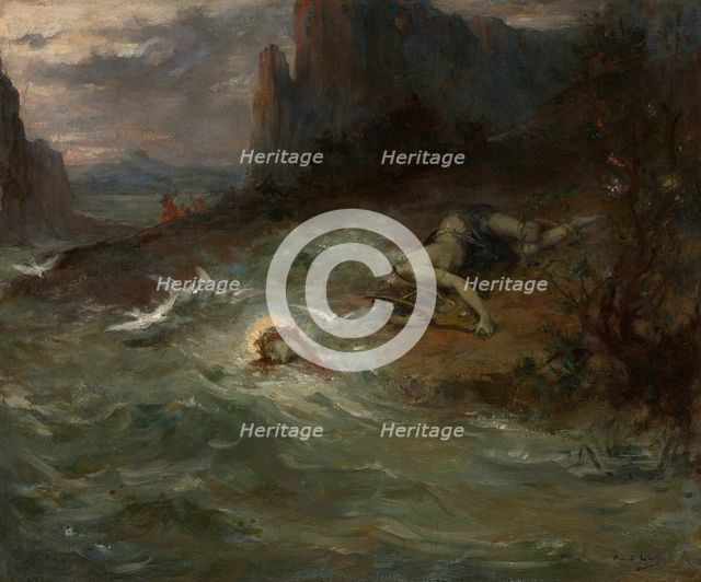 The Death of Orpheus, c. 1870. Creator: Henri Leopold Lévy.