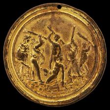 The Death of Orpheus, fourth quarter 15th century. Creator: Master of the Orpheus Legend