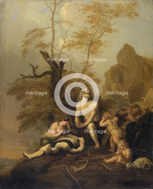 The Death of Abel, 1645. Creator: Bartholomeus Breenbergh.