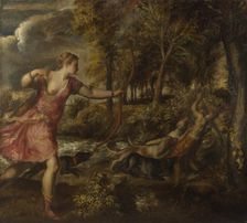 The Death of Actaeon, ca 1559-1575. Artist: Titian (1488-1576)