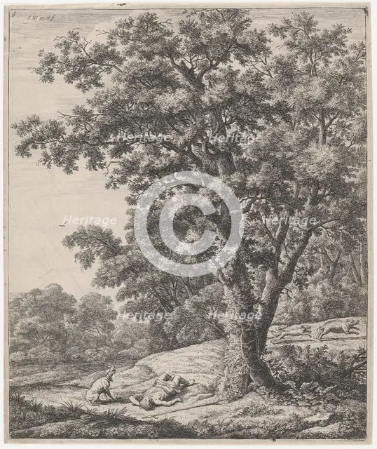 The Death of Adonis, 17th century. Creator: Anthonie Waterloo.