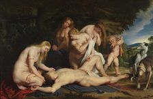 The Death of Adonis (Venus Mourning Adonis), ca 1614