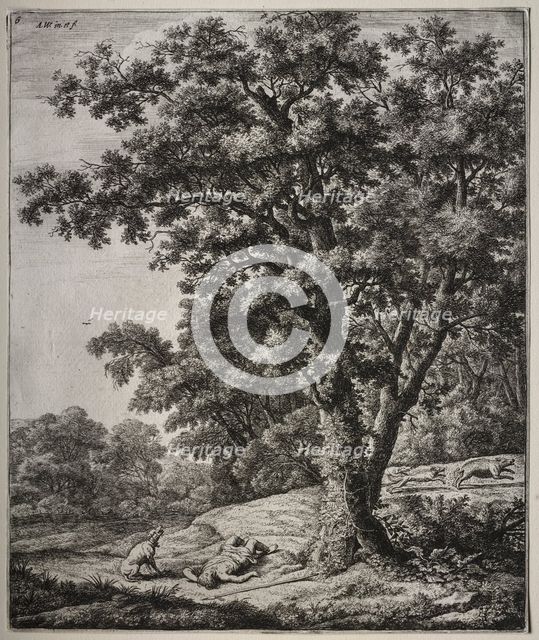 The Death of Adonis. Creator: Anthonie Waterloo (Dutch, 1609/10-1690).