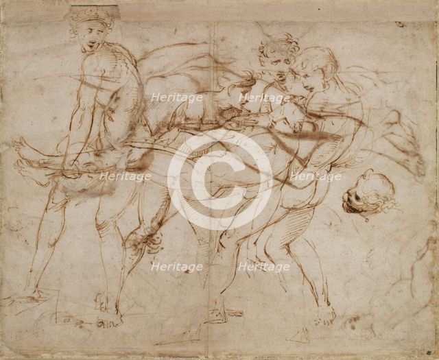 The Death of Adonis, early 16th century. Artist: Raphael.