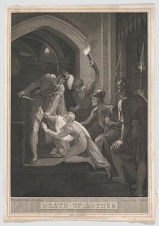 The Death of Arthur, 1793. Creator: James Fittler