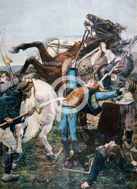 'The Death of Bara', 1894. Artist: Unknown