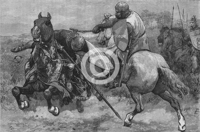 'The Death of Bohun', 16 March 1322, (c1880). Artist: Unknown.