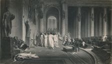 The Death of Caesar. (Julius Caesar) c1870. Artist: JC Armytage