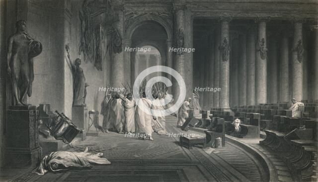 'The Death of Caesar. (Julius Caesar)', c1870. Artist: JC Armytage.