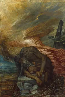 The Death of Cain, c1872-1875. Creator: George Frederick Watts