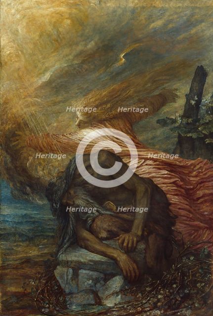 The Death of Cain, c1872-1875. Creator: George Frederick Watts.