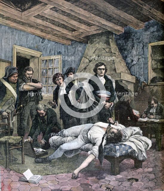 'The Death of Charles Pichegru', 1891. Artist: Henri Meyer