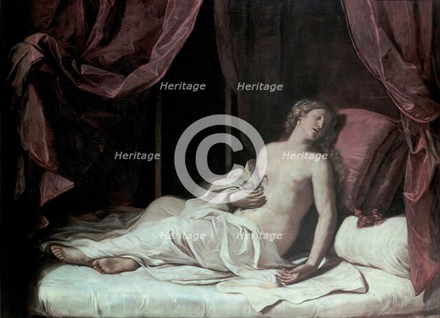 The Death of Cleopatra, 1648. Artist: Guercino (1591-1666)