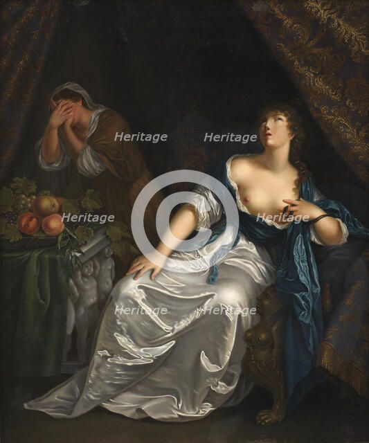 The Death of Cleopatra, 1813. Creator: Julie Lutken.