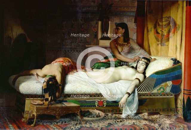 The Death of Cleopatra, 1874. Creator: Rixens, Jean André (1846-1925).