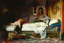 The Death of Cleopatra, 1874. Creator: Rixens, Jean André (1846-1925)