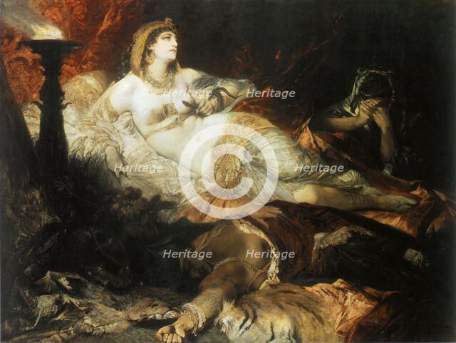 'The Death of Cleopatra', 1875.  Artist: Hans Makart
