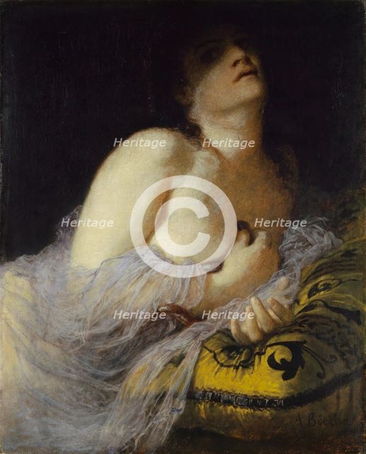 The Death of Cleopatra, 1872. Creator: Arnold Bocklin.