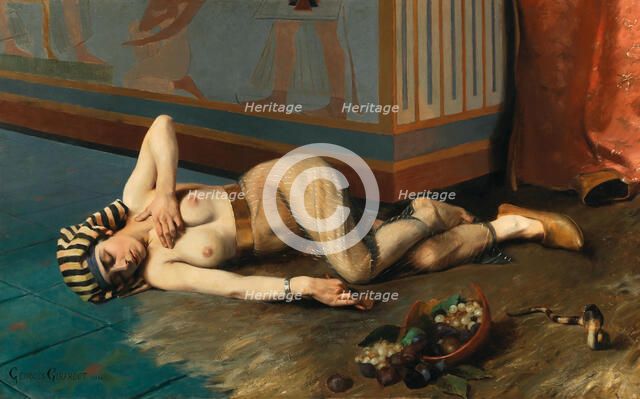 The Death of Cleopatra, 1884. Creator: Girardot, Georges Marie Julien (1856-1914).