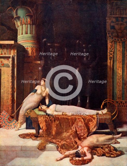 'The Death of Cleopatra', 1890. Creator: John Maler Collier.