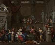 The Death of Cleopatra, about 1700-1710. Creator: Gerard Hoet