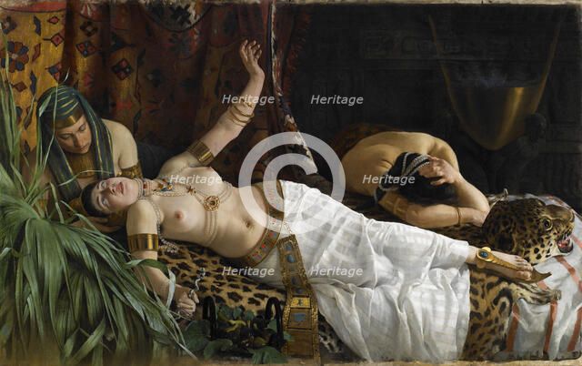 The Death of Cleopatra, ca 1878.