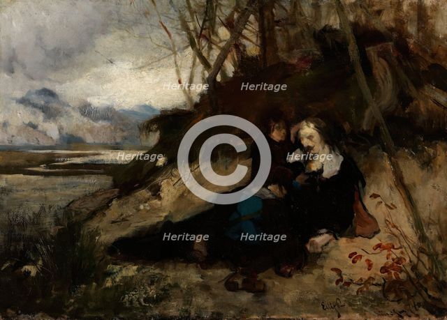 The Death of Corfitz Ulfeldt, 1874. Creator: Eilif Peterssen.