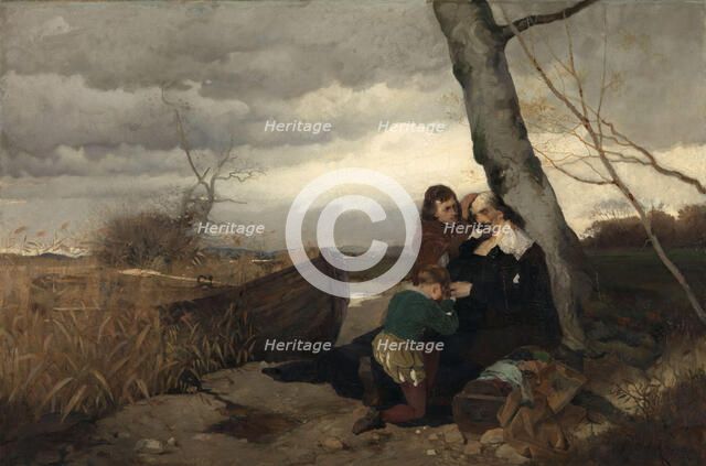 The Death of Corfitz Ulfeldt, 1873-1874. Creator: Eilif Peterssen.