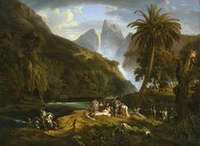 The death of Count Josselin de Montmorency, 1825. Creator: D'Azeglio, Massimo (1798-1866)