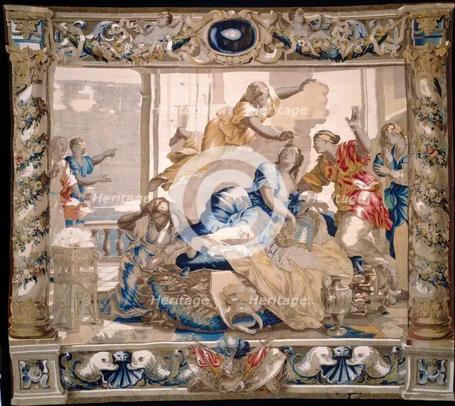 The Death of Dido, 1679. Creator: Giovanni Francesco Romanelli (Italian, 1610-1662); Michael Wauters (Flemish, 1679).