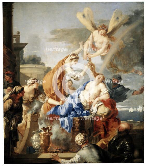 'The Death of Dido', c1637-c1640. Artist: Sébastien Bourdon