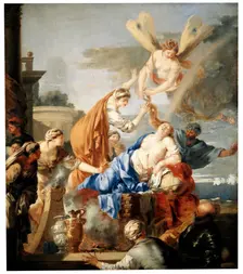 The Death of Dido c1637-c1640. Artist: Sébastien Bourdon