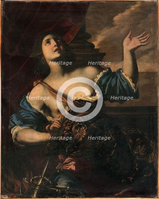 The Death of Dido, First third of 17th cen.. Creator: De Rosa (Annella di Massimo), Diana (1602-1643).
