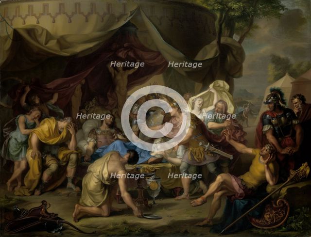 The Death of Epaminondas, 1726. Creator: Isaac Walraven.